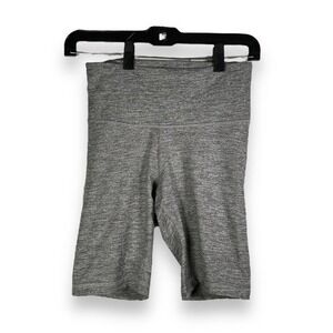 Old Navy Active Go-Dry Heather Gray Biker Shorts Size Small - "Violet"